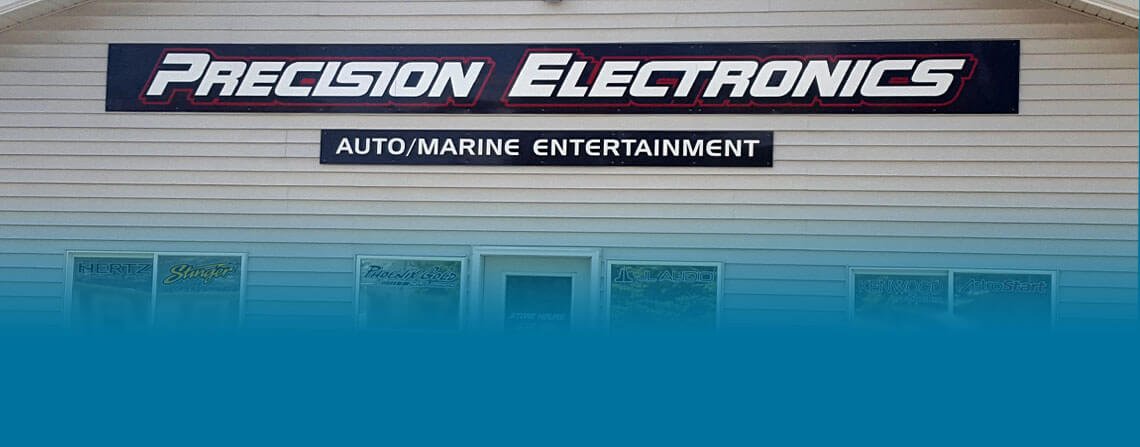 Building exterior of Precision Electronics in Alexandria, MN